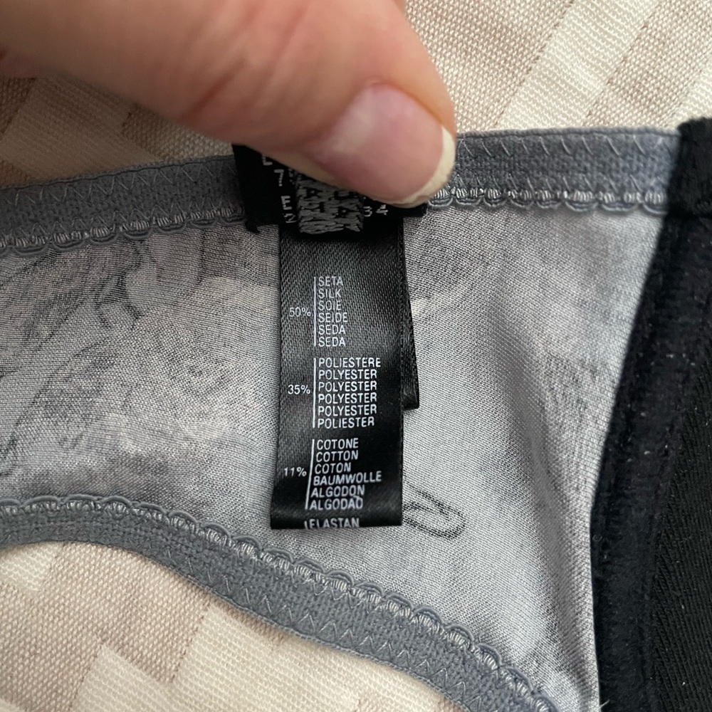Rare La Perla Italy Black Label Kama Sutra Geisha Erotic Bra Thong Set 34B Small - Picture 10 of 11